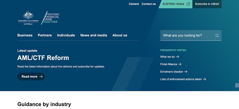 Законодавча база криптовалют в Австралії
