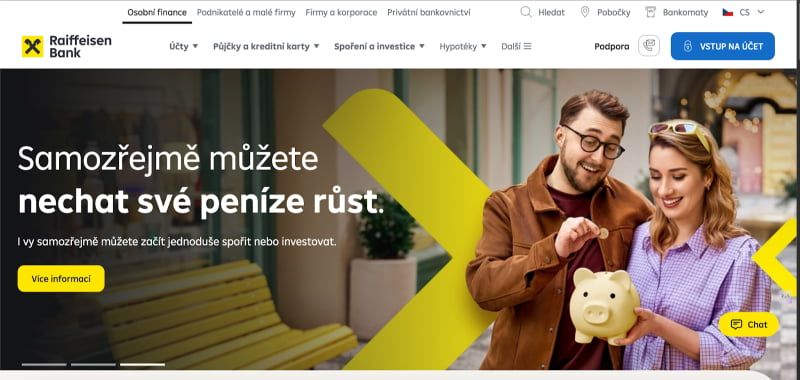 RAIFFEISENBANK CZ — СТАБІЛЬНИЙ ВИБІР ДЛЯ МАЛОГО БІЗНЕСУ З ОБОРОТОМ ДО 2 МЛН EUR.