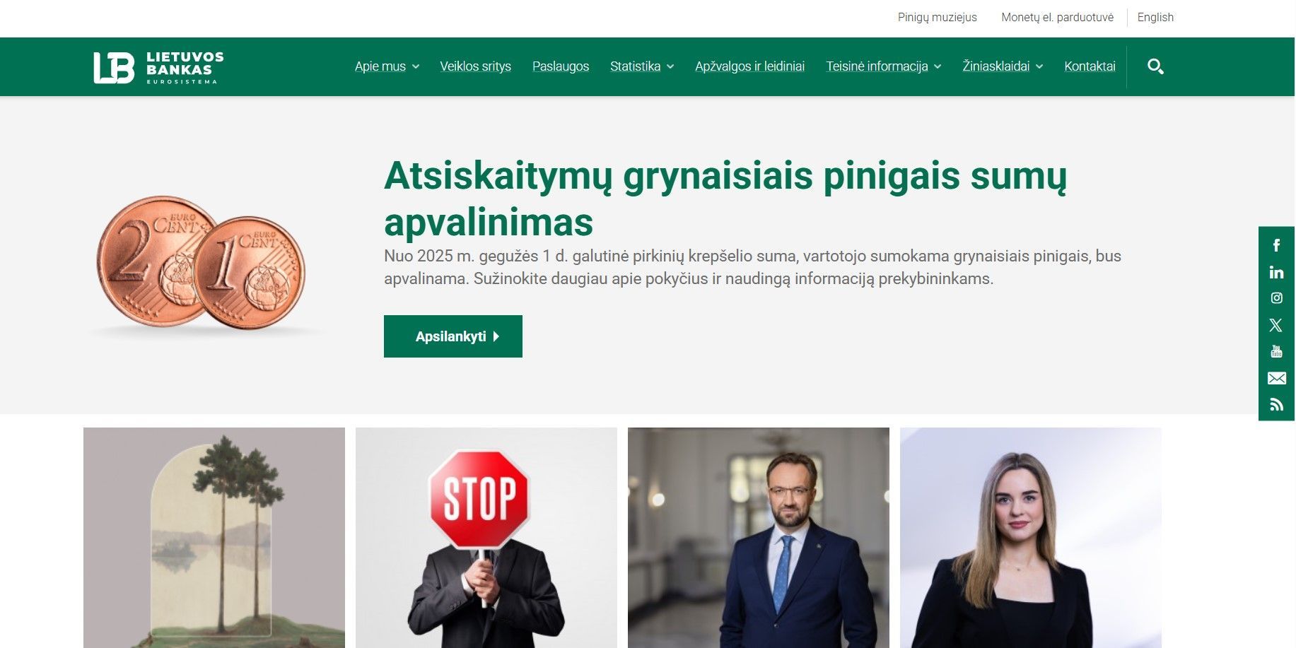 Офіційний сайт Lietuvos Bankas